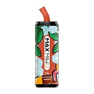 Max Miwu Stán Cóic E-tigíní Indiúscartha 3600 Clúimh - Té Dubh líomóide