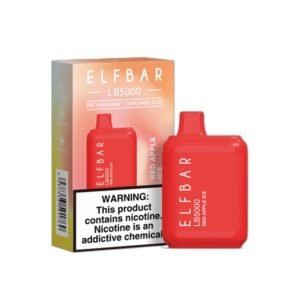 ELF BAR LB5000 Disposable 5000 Puffs Red Apple Ice