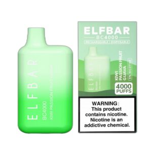 ELF BAR BC4000 Disposable Kiwi Passion Fruit Guava 4000 Puffs